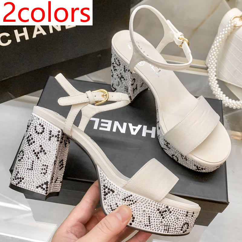 14C51Z   fashion sandals Heel height  3.5cm 9cm