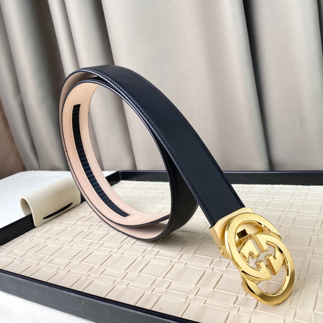 14B109P   (High quality leather belt With full package)