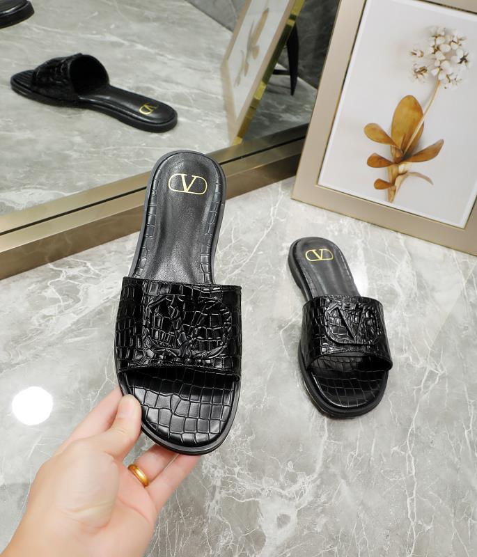 1:1 High quality leather slippers 2YVL41Z