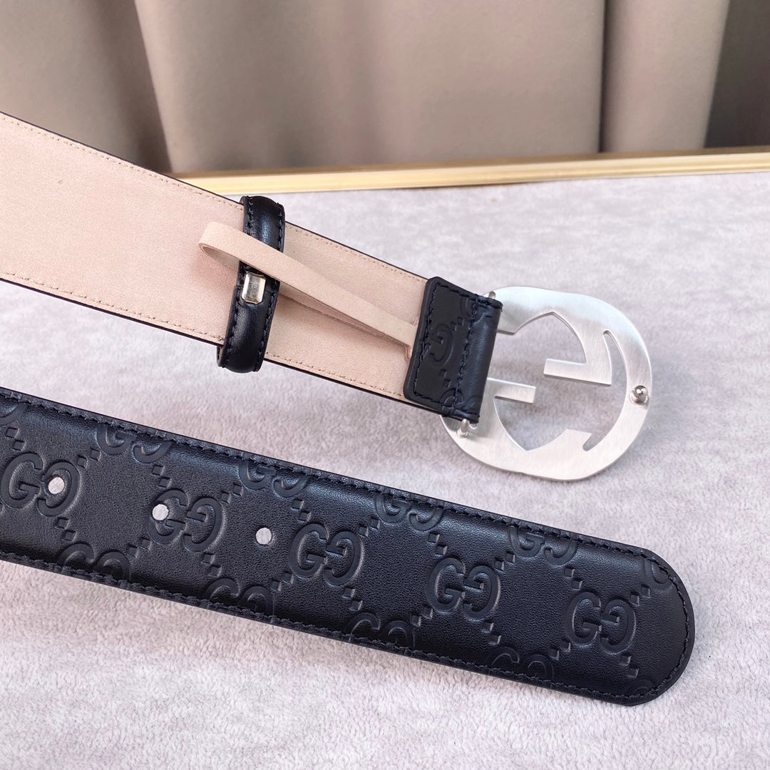 14B103P   (High quality leather belt With full package)