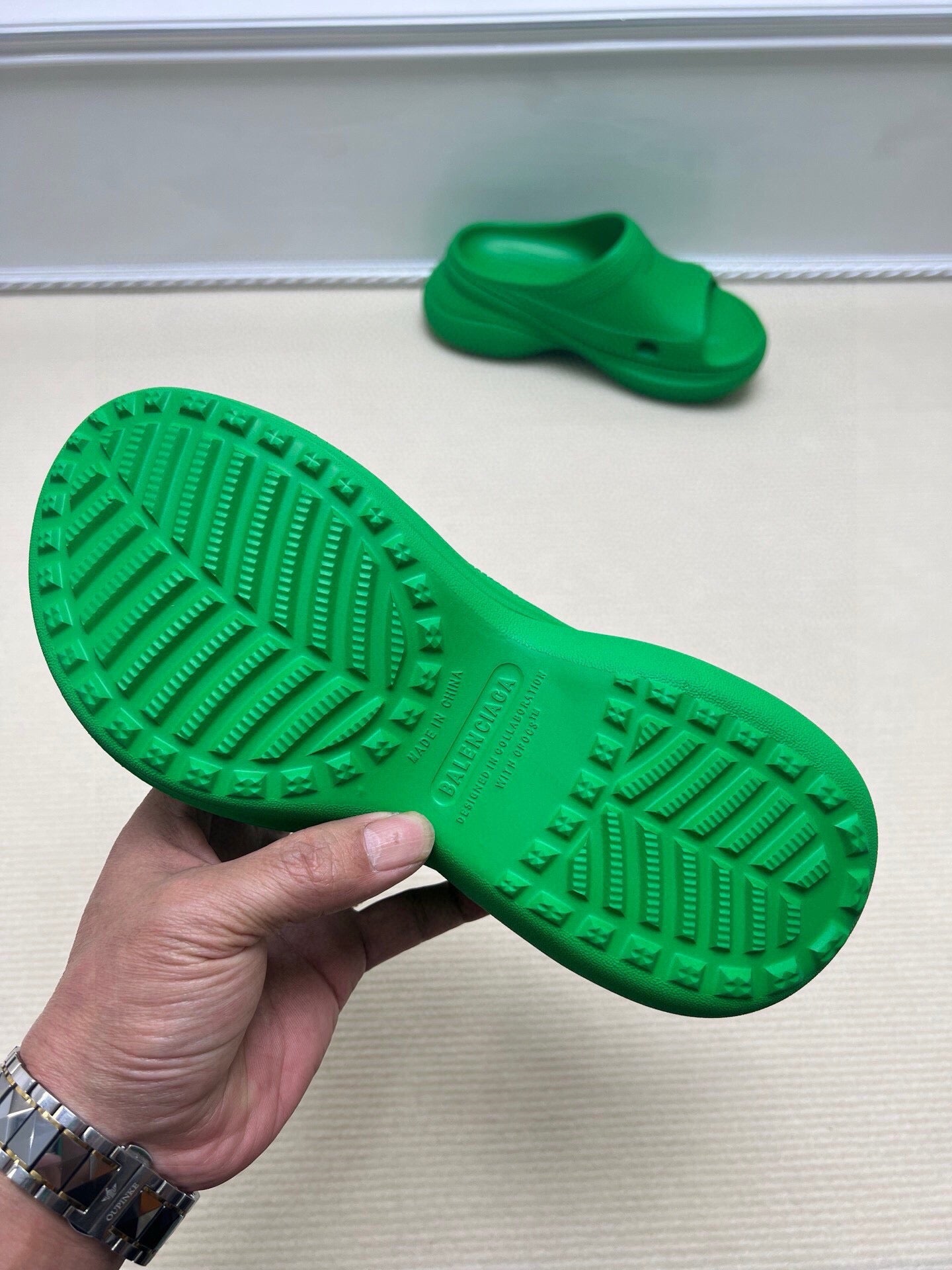 54J41Z     fashion  slippers Sole thickness 6cm