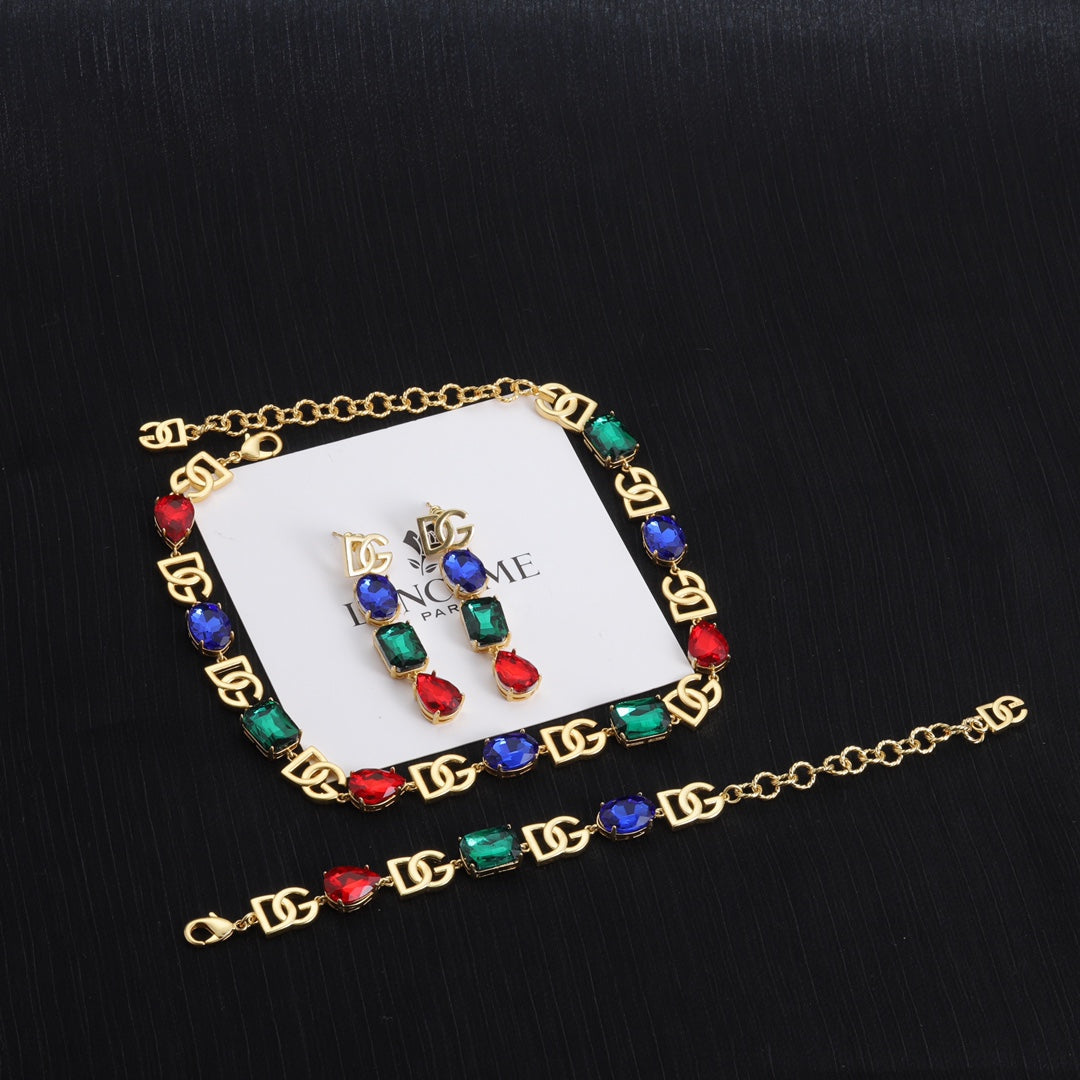 1XA583X Fashion high -quality Earrings Bracelets Necklaces