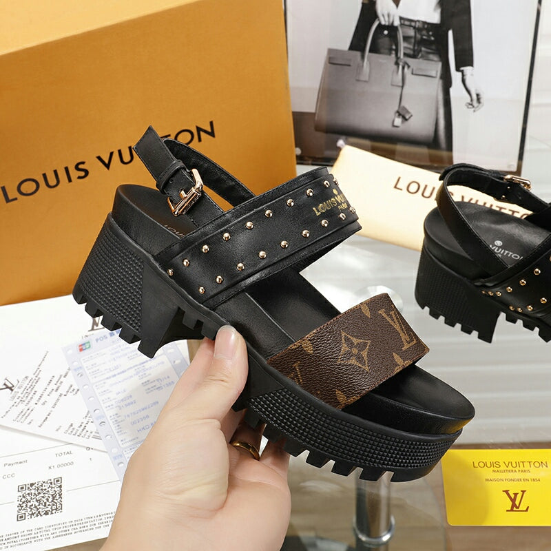 1:1 High quality leather sandals 2YE4Z