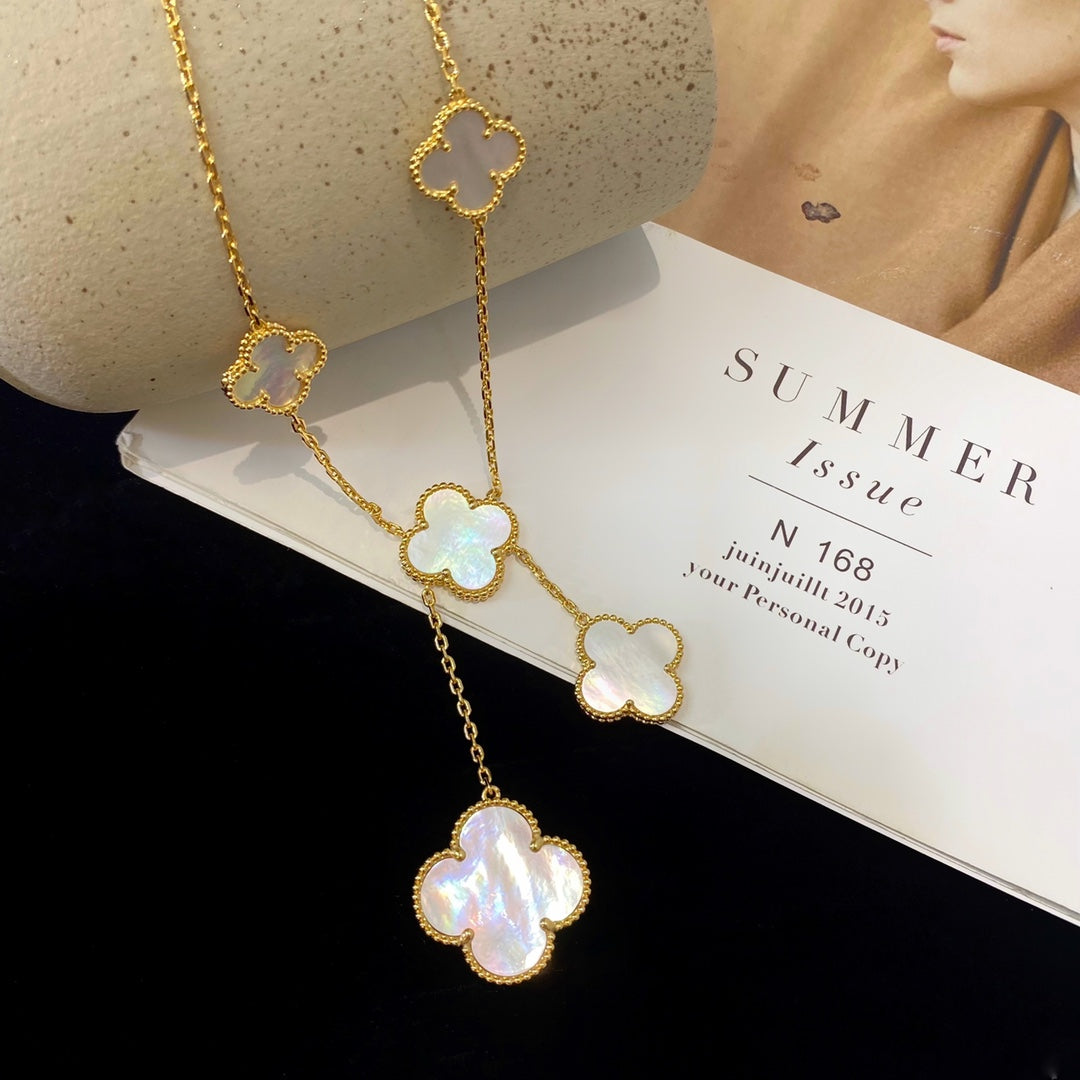 5XVA182K (1:1 High quality 6 flowers necklaces)