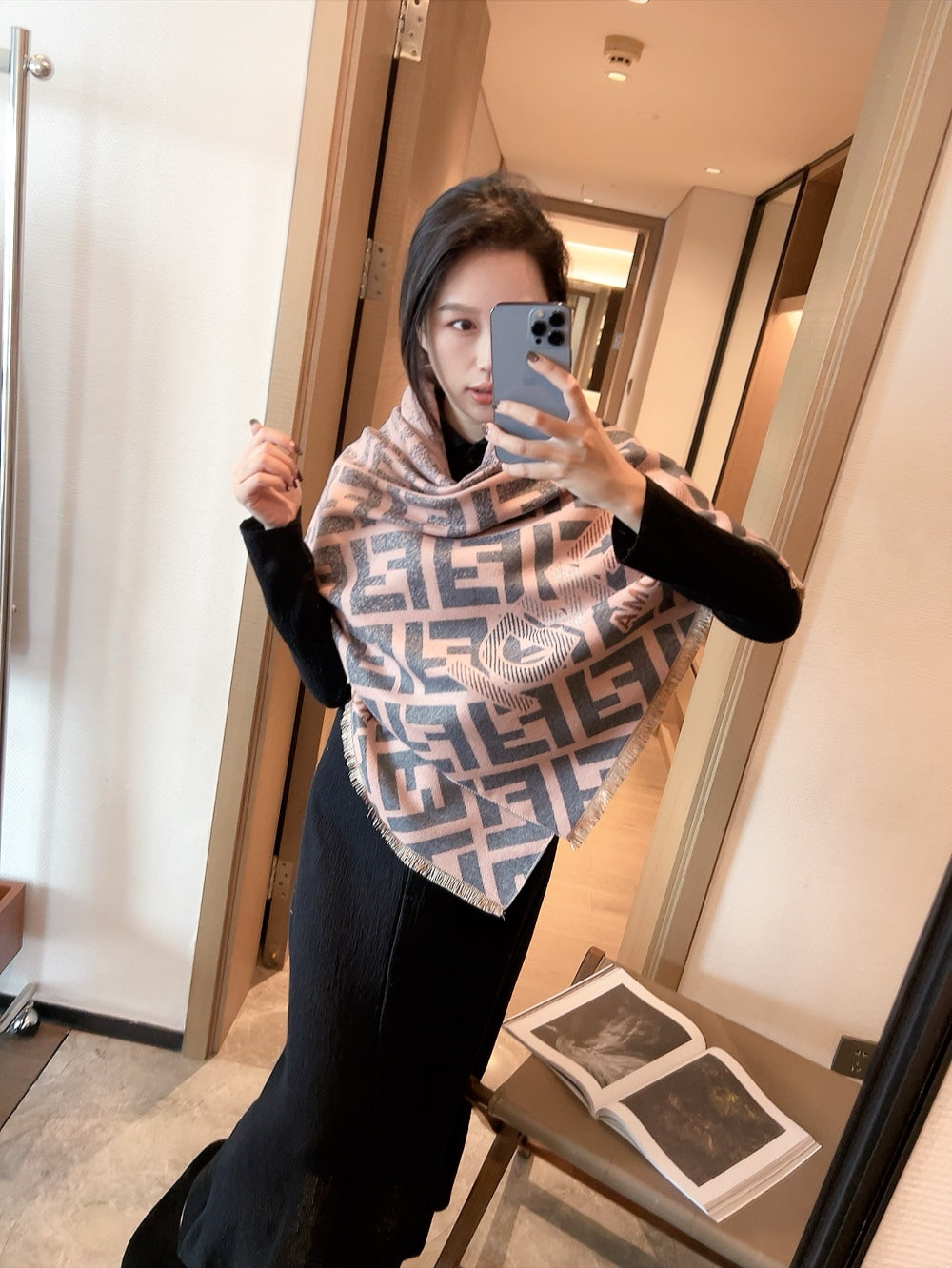 14F438W　 Fashion scarves