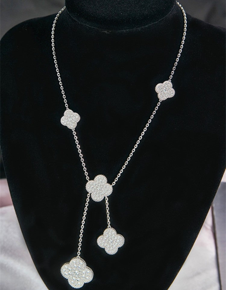 5XVA182K (1:1 High quality 6 flowers necklaces)