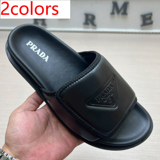 54PD6Z   High quality leather slippers