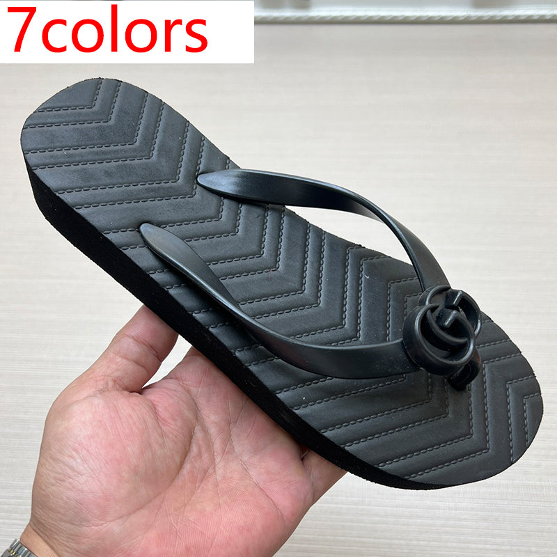 54B105Z   High quality leather slippers