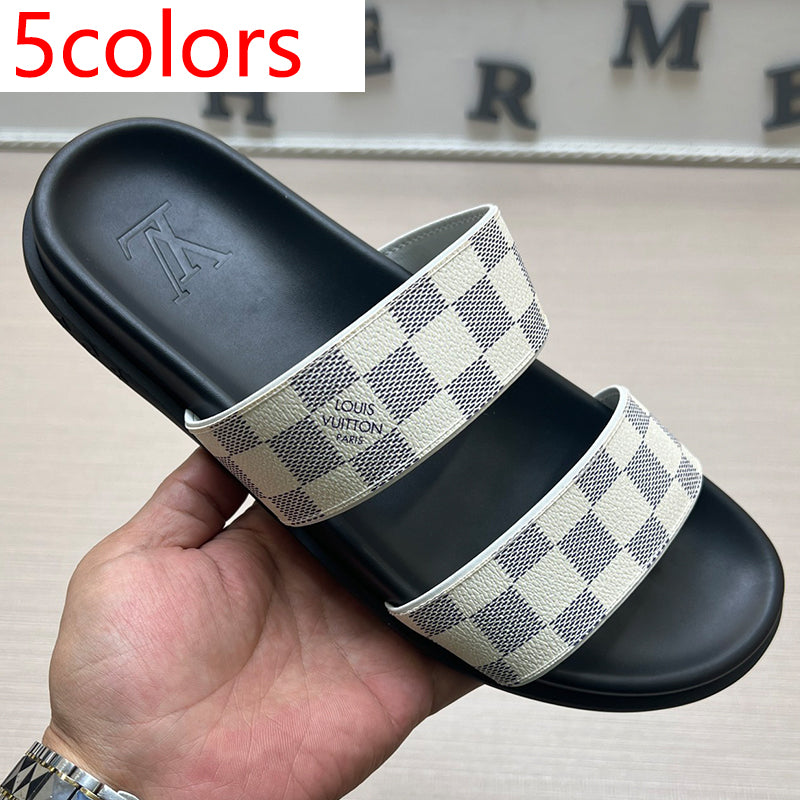 54E61Z   High quality leather slippers