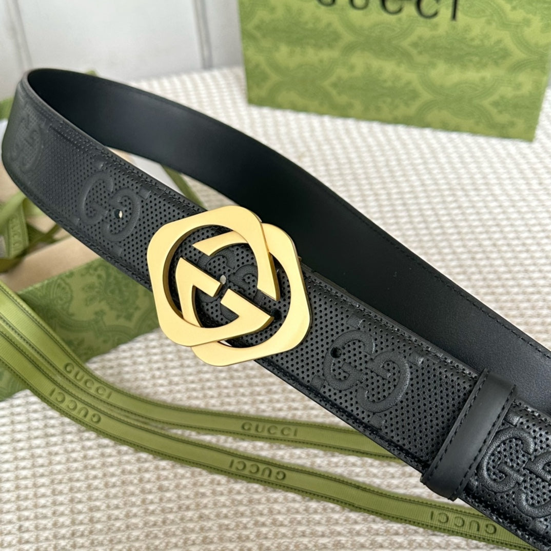 14B147P (High quality leather belt With full package)