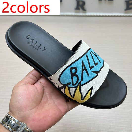 54A62Z   High quality leather slippers