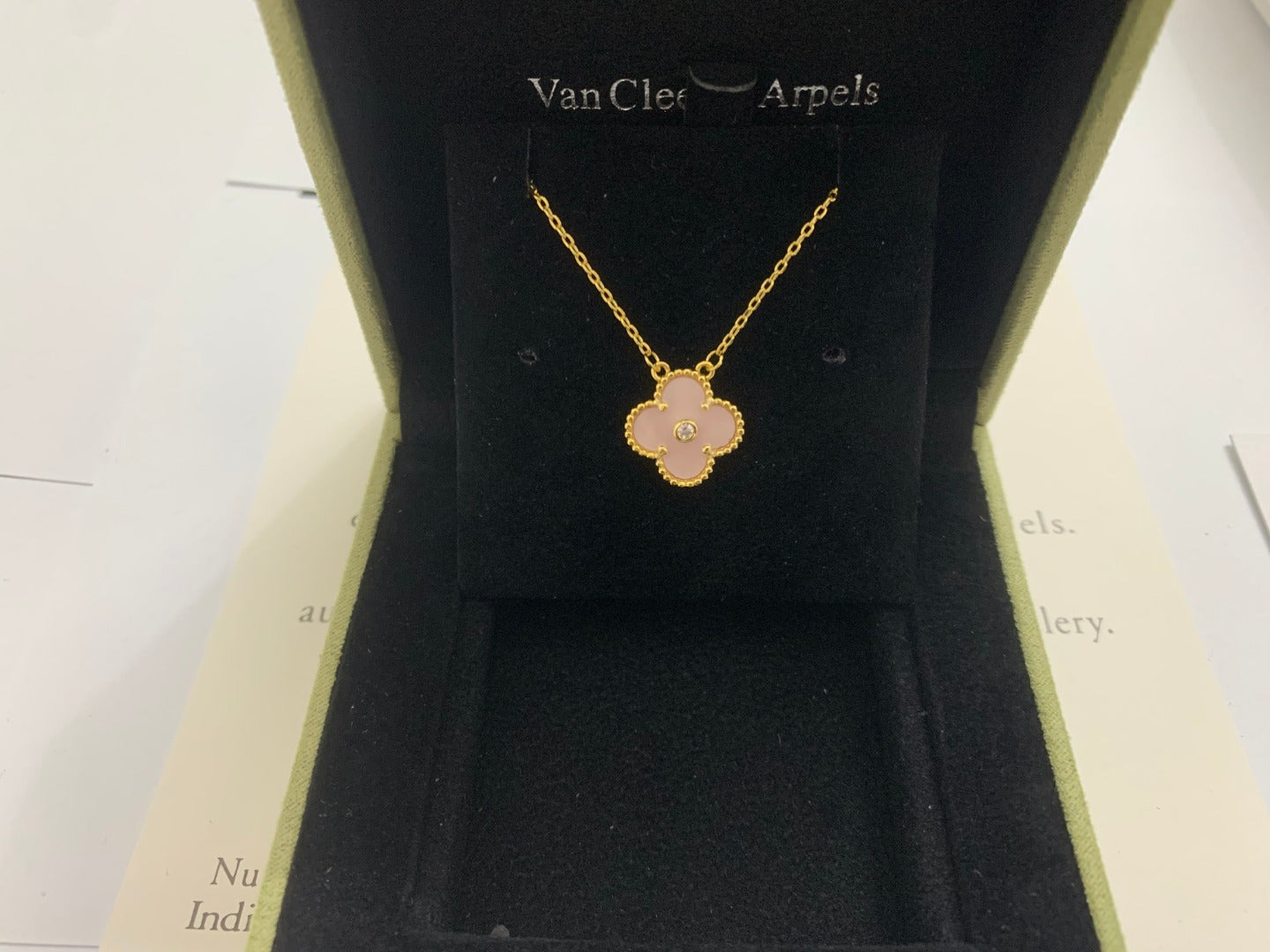 5XVA185X (1:1 High quality 1 flower necklace)