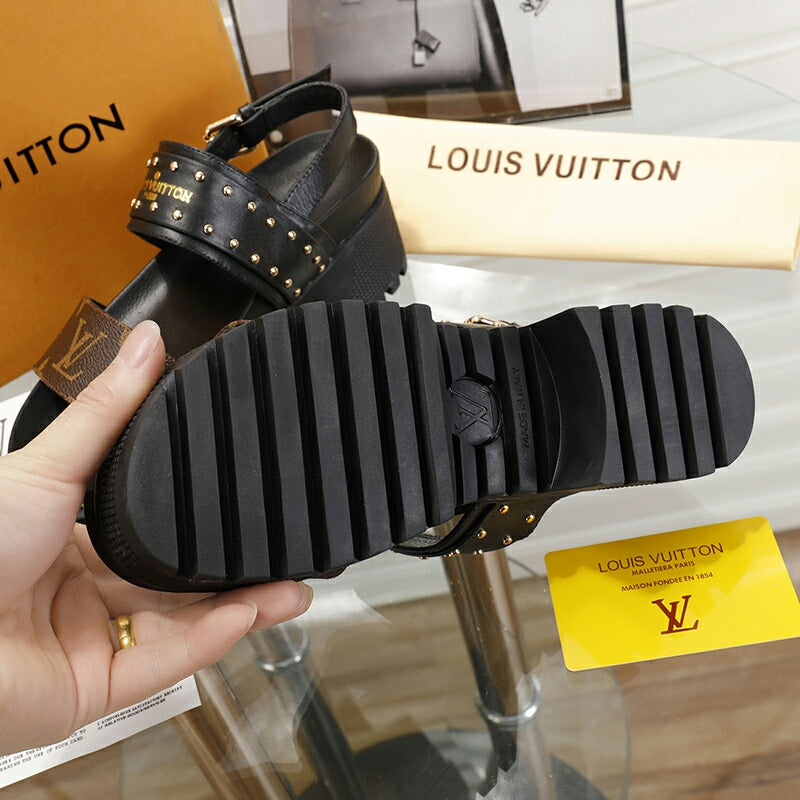 1:1 High quality leather sandals 2YE4Z