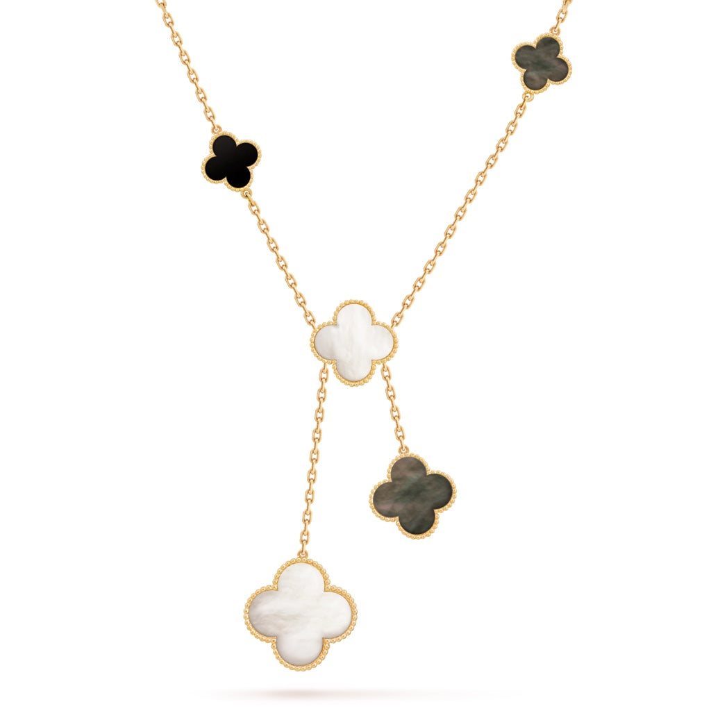 5XVA182K (1:1 High quality 6 flowers necklaces)