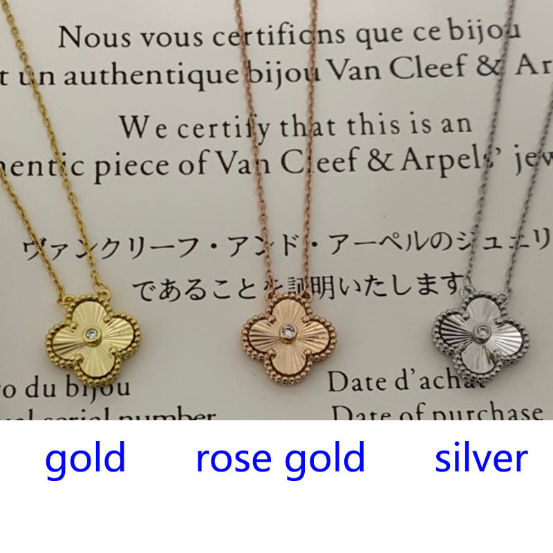 5XVA185X (1:1 High quality 1 flower necklace)