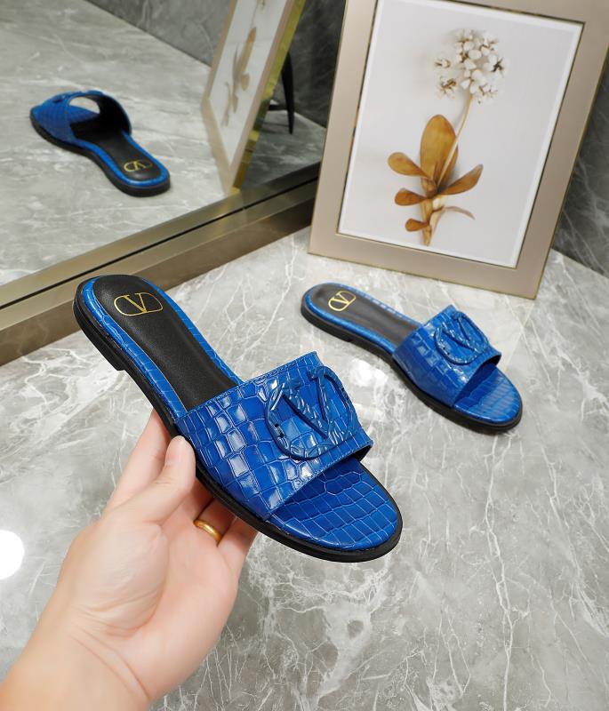 1:1 High quality leather slippers 2YVL41Z