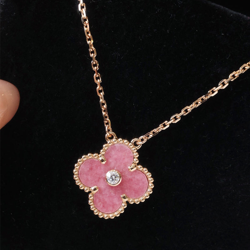 5XVA186X (1:1 High quality 1 flower necklace and ring)