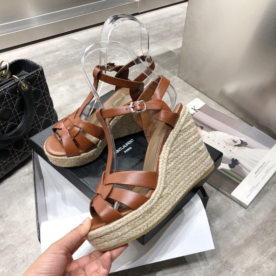 1:1 High quality leather sandals 2SL27Z