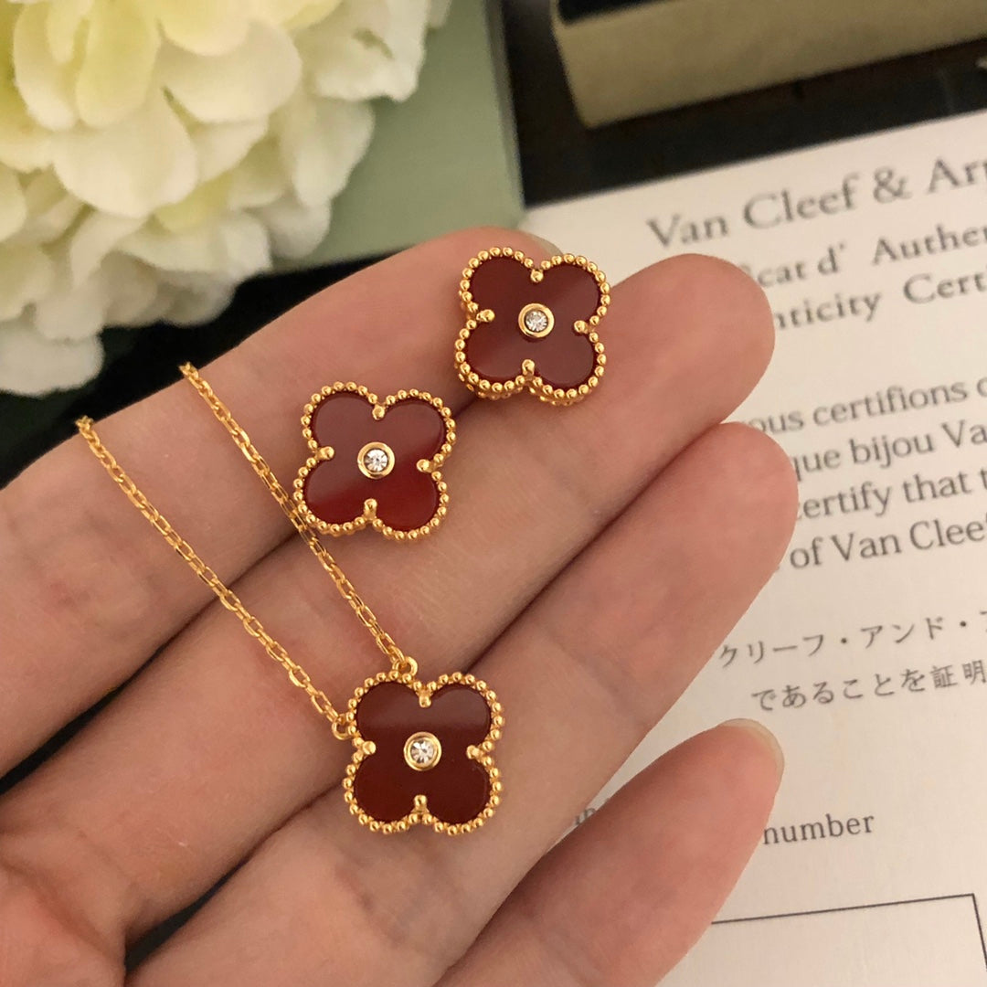 5XVA185X (1:1 High quality 1 flower necklace)