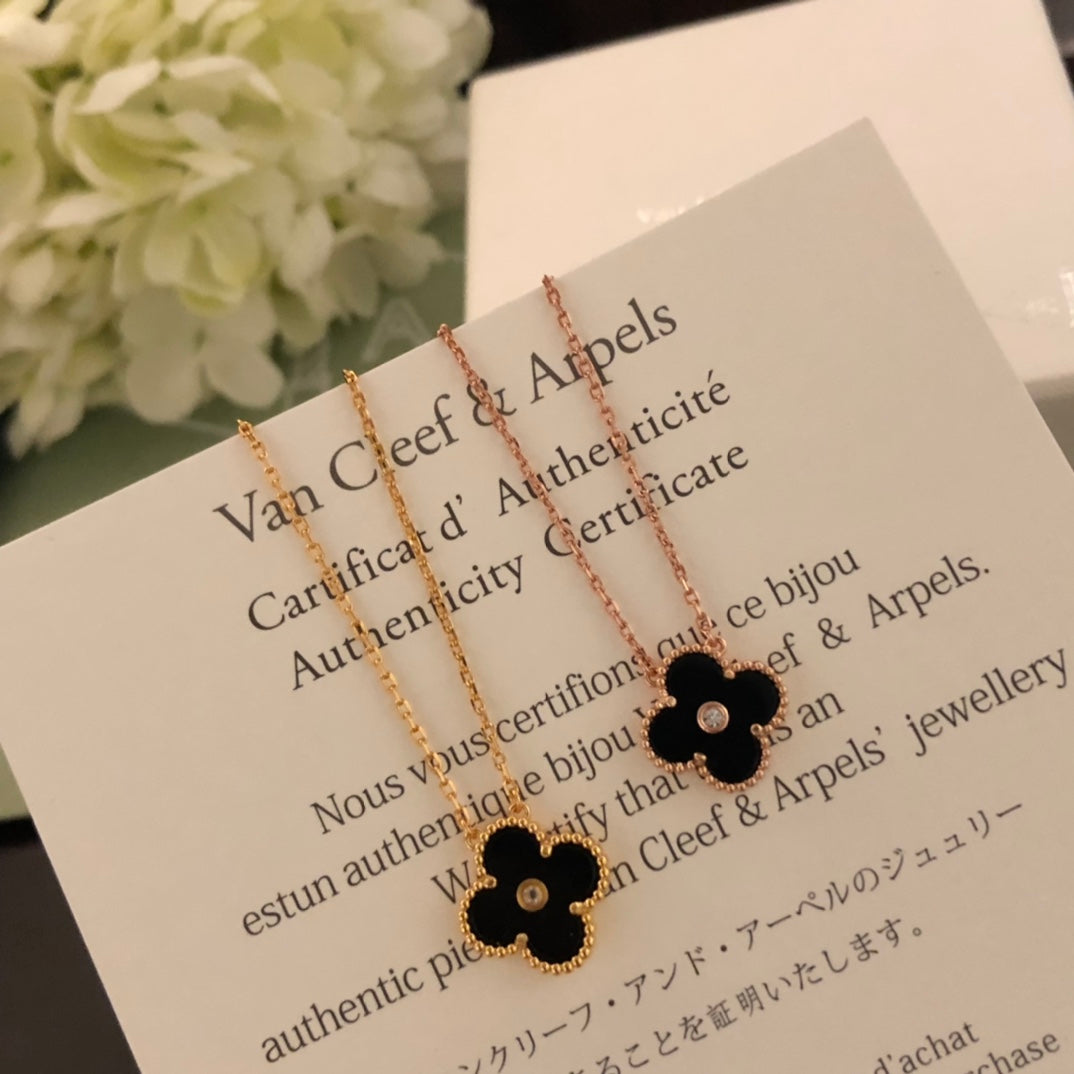 5XVA185X (1:1 High quality 1 flower necklace)