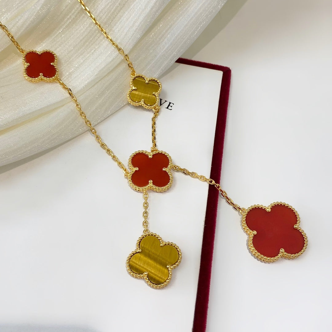 5XVA182K (1:1 High quality 6 flowers necklaces)