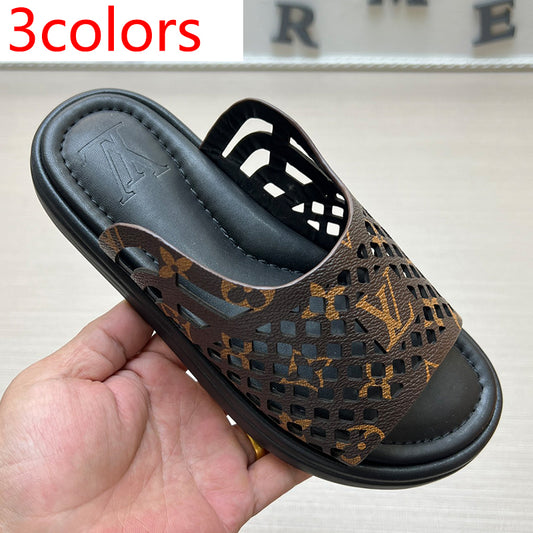 54E83Z   High quality leather slippers