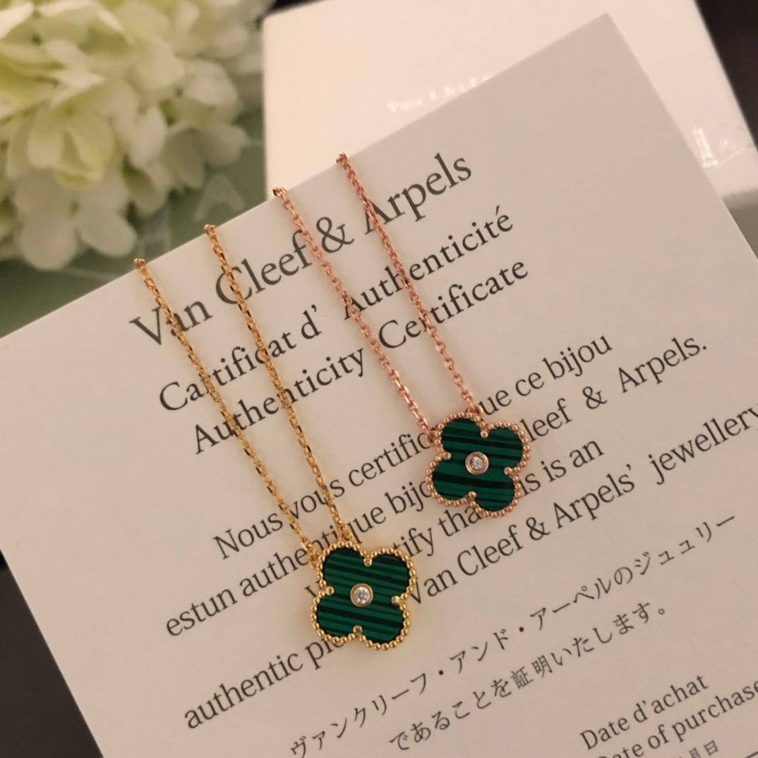 5XVA185X (1:1 High quality 1 flower necklace)