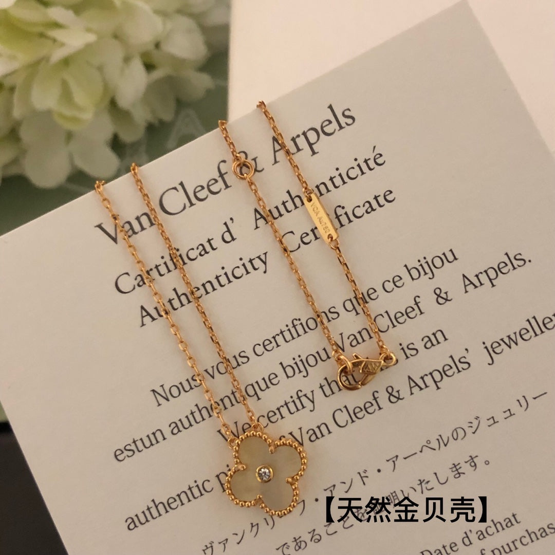 5XVA185X (1:1 High quality 1 flower necklace)