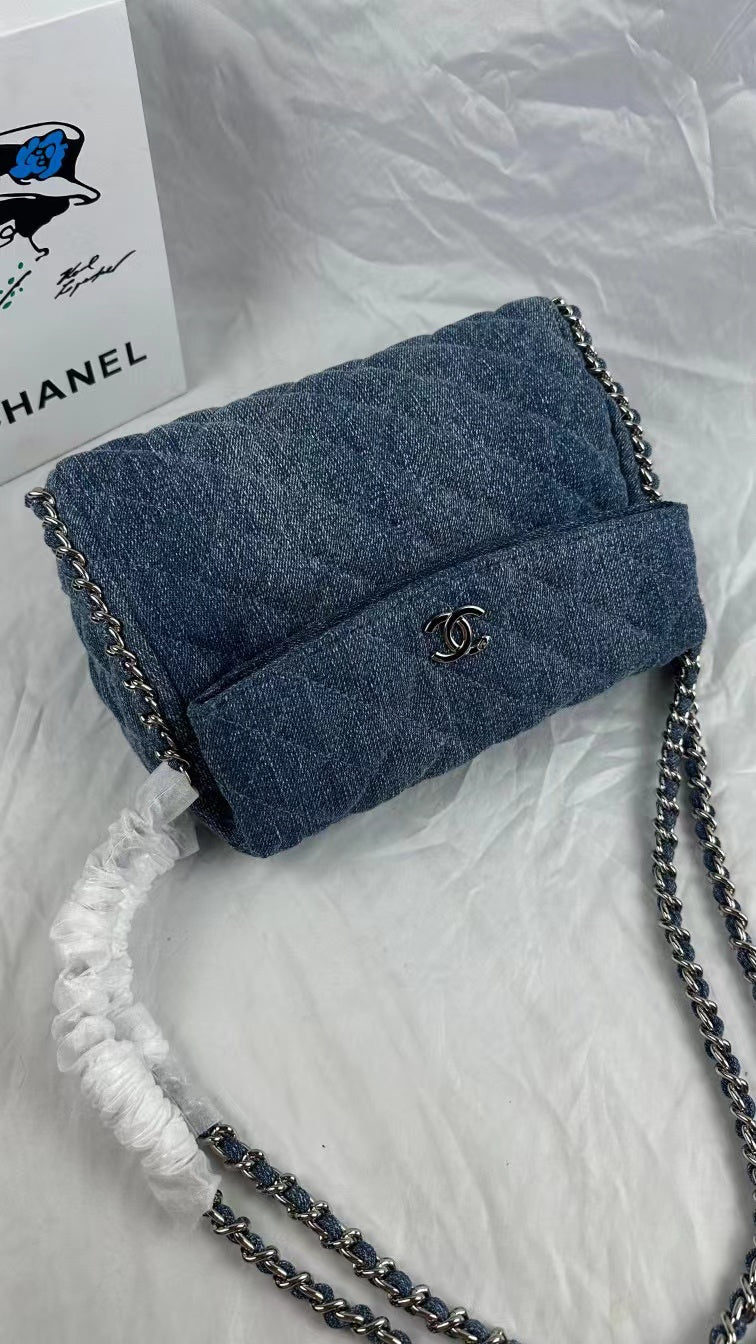 5XC1B Fashionable denim bag