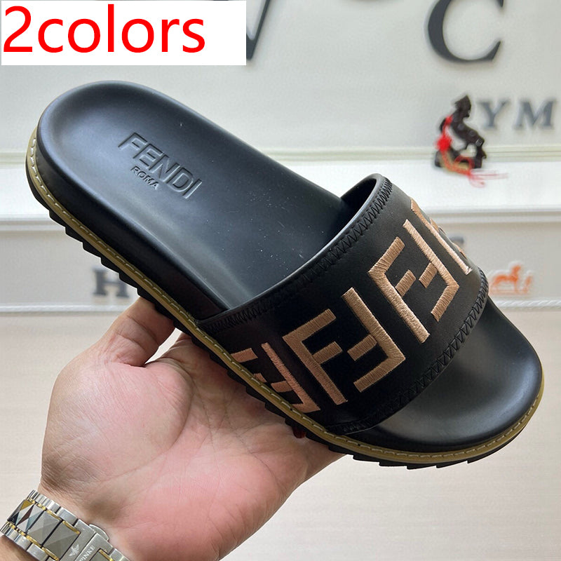 54F25Z   High quality leather slippers