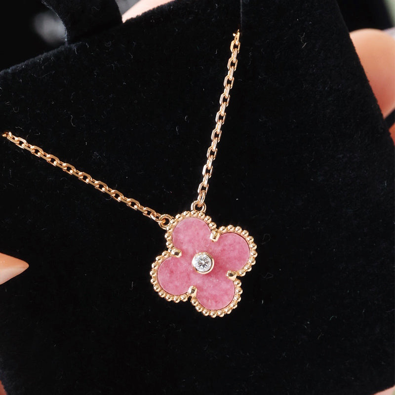 5XVA186X (1:1 High quality 1 flower necklace and ring)