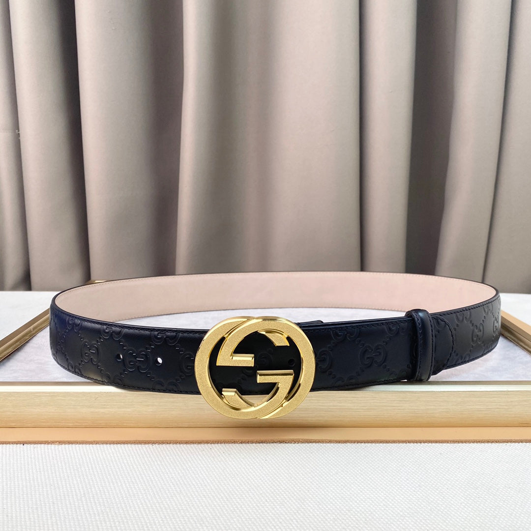 14B103P   (High quality leather belt With full package)