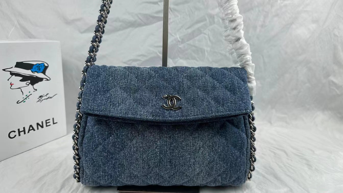 5XC1B Fashionable denim bag