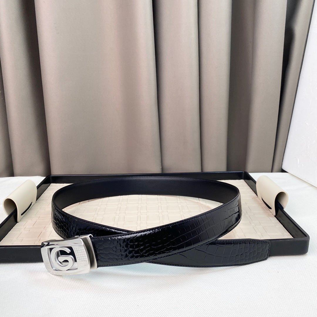 14B112P   (High quality leather belt With full package)