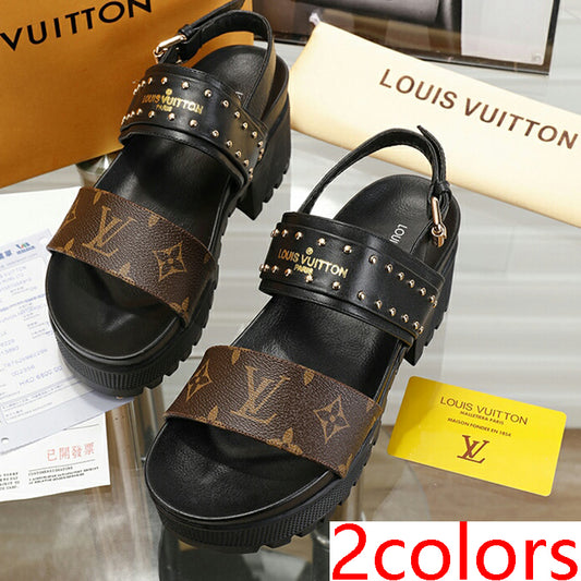 1:1 High quality leather sandals 2YE4Z