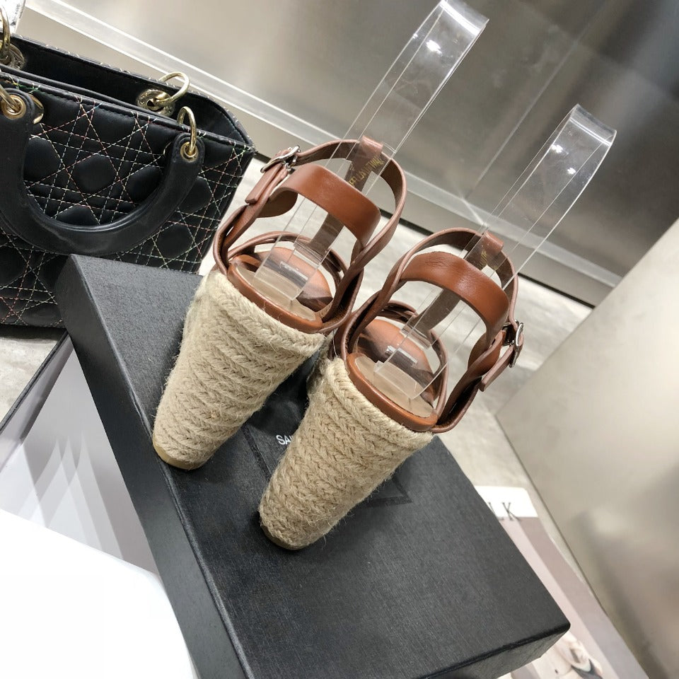 1:1 High quality leather sandals 2SL27Z