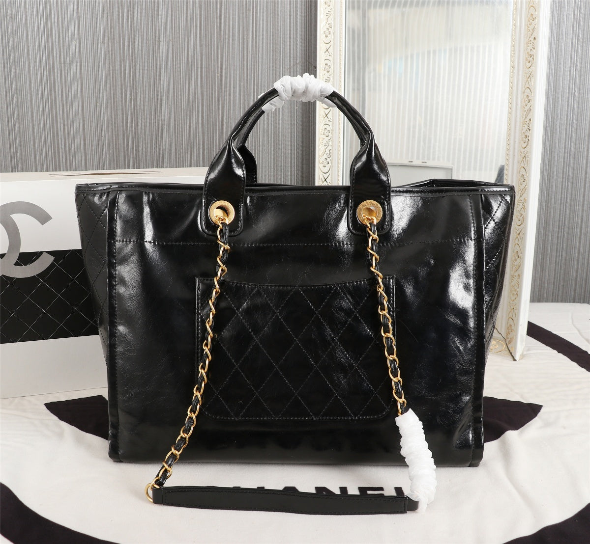 2XC296B (1:1 hight quality leather bag)