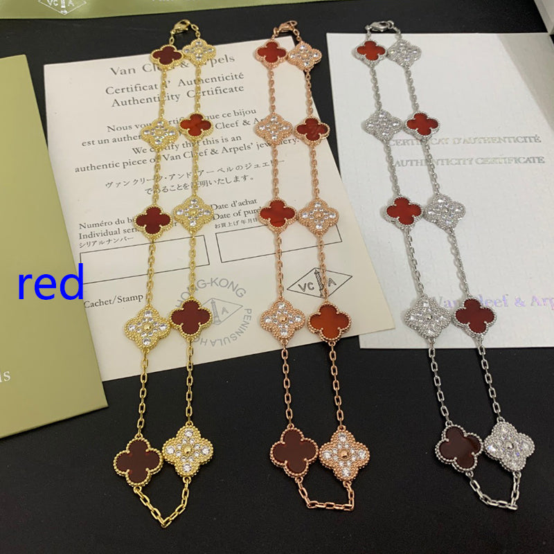 5XV191X  (1:1 High quality 10 flower necklaces)