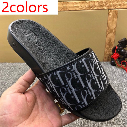 54D50Z   High quality leather slippers