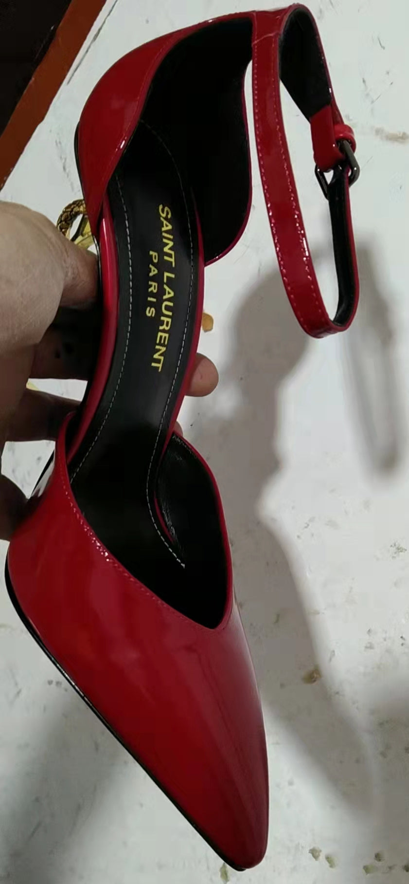 1: 1 High -quality leather high heels（patent leather） 2XSL159Z