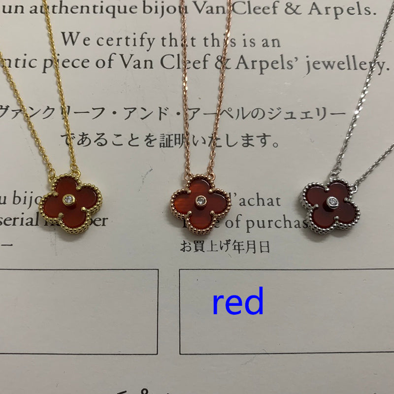 5XVA185X (1:1 High quality 1 flower necklace)