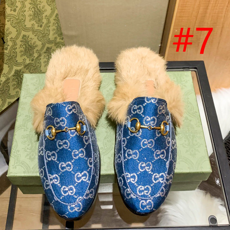 1YB50Z  1：1High quality rabbit fur slippers