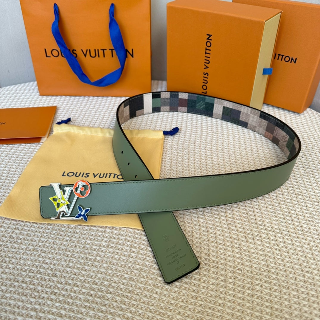 14E129P (High quality leather belt With full package)