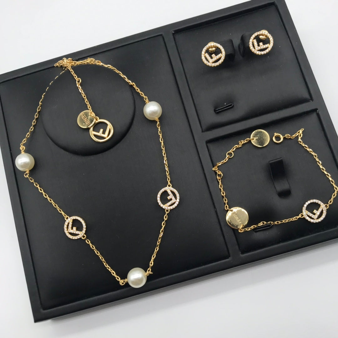 1YF372X  Fashion high -quality Necklaces Bracelets Earrings