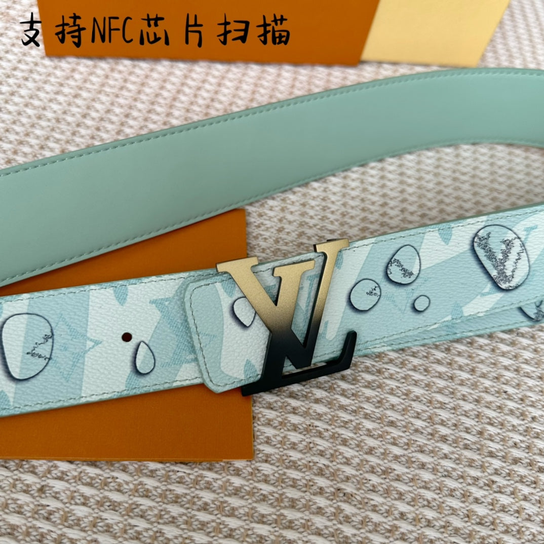 14E139P (High quality leather belt With full package)