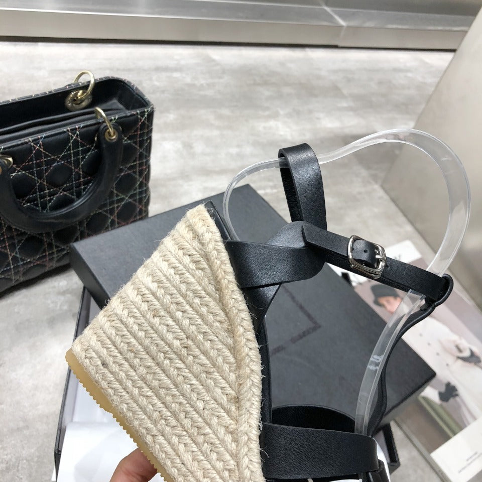 1:1 High quality leather sandals 2SL27Z