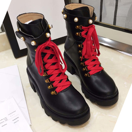 2XB202Z 1:1 High quality leather boot (top layer leather lining)