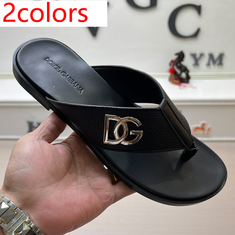 54A101Z   High quality leather slippers