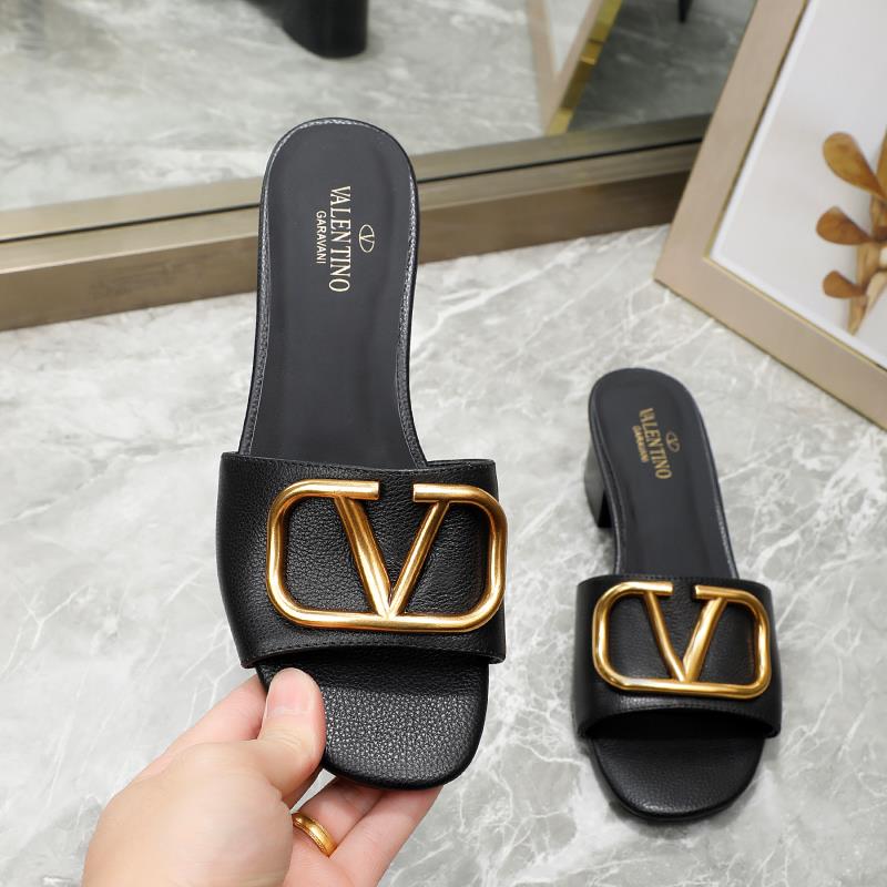 1:1 High quality leather slippers 2YVL22Z