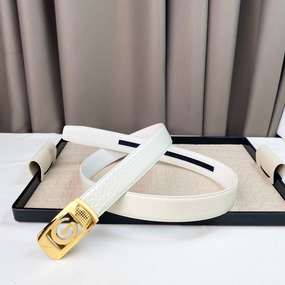 14B112P   (High quality leather belt With full package)